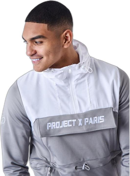 Image du produit Project X Paris sweatshirt à capuche style coupe vent bicolore (XL)