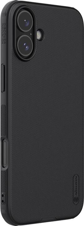 Actual product image Nillkin Super Frosted Shield Pro case for iPhone 16 6,1" black (Apple iPhone 16)
