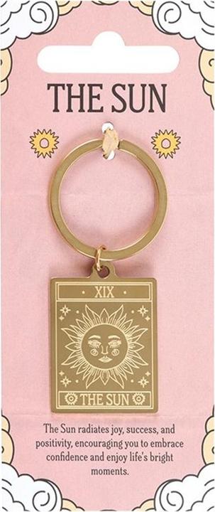 Actual product image Something Different The Sun Tarot Vintage Keyring