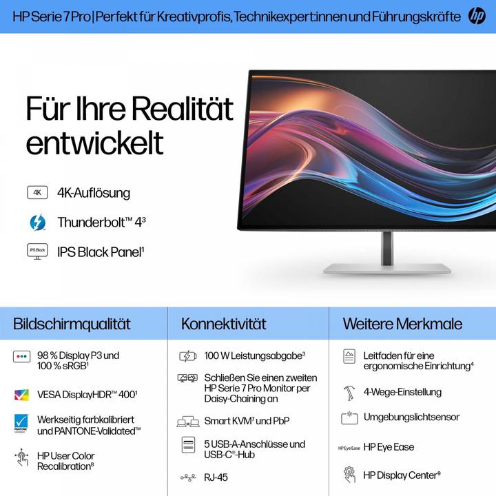 Image du produit HP 727pk Écran d'accueil (3840 x 2160 pixels, 27")