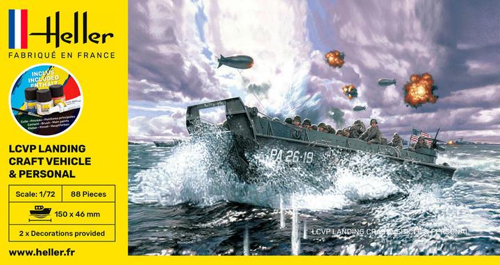 Immagine prodotto Heller STARTER KIT LCVP Mezzo da sbarco + Figure