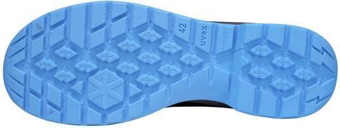 Productafbeelding Uvex Safety 2 trend lage schoenen S2 69398 blauw, zwart breedte 11 maat 51 (S2, 51)