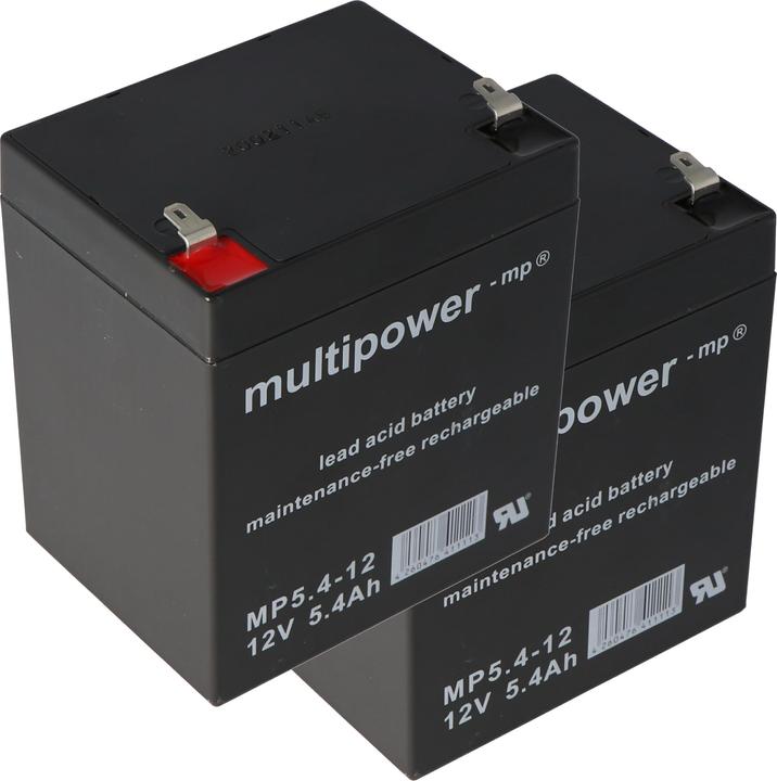 Produktbild AccuCell Akku passend für Völker Bett S582 (2 Stk., Gerätespezifisch, 5400 mAh)