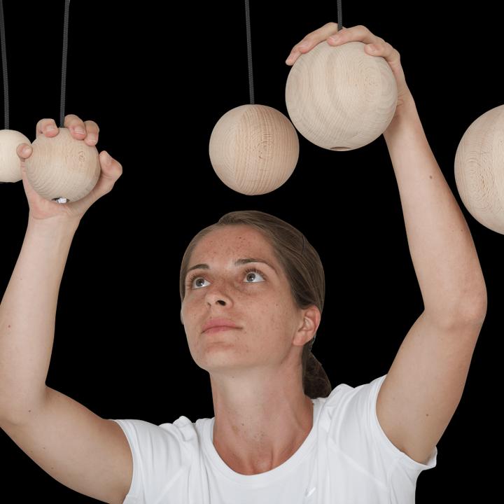 Actual product image Pedalo climbing ball (Beige)