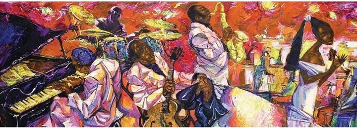Actual product image Art Puzzle Puzzle 1000 Colours of Jazz (Panorama) (1000 pieces)