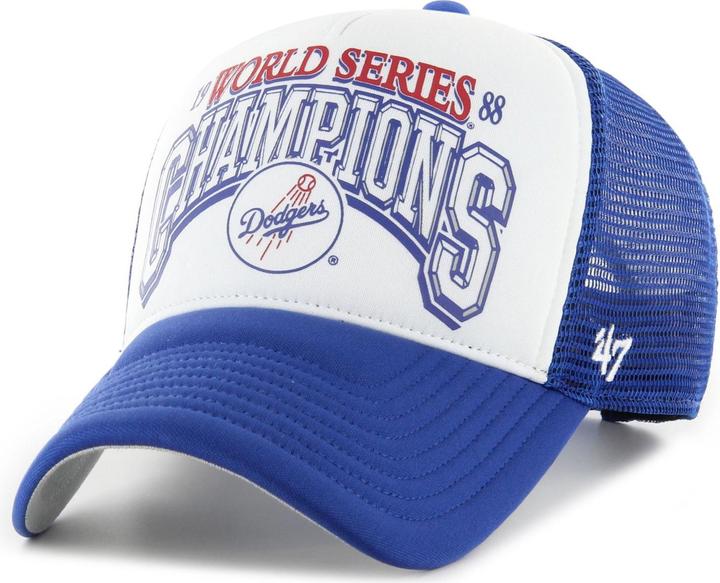 Actual product image 47 Brand Mesh Trucker Cap - Foam Champ Los Angeles Dodgers