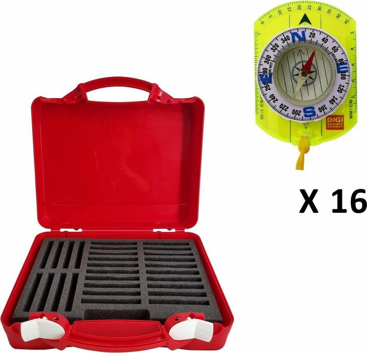 Image du produit Digi Sport Coffret de 16 boussoles scolaires