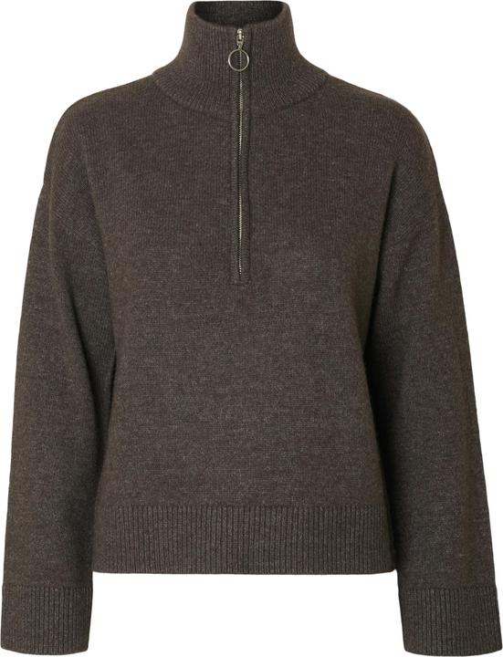 Selected Femme Strick Half-zip Pullover