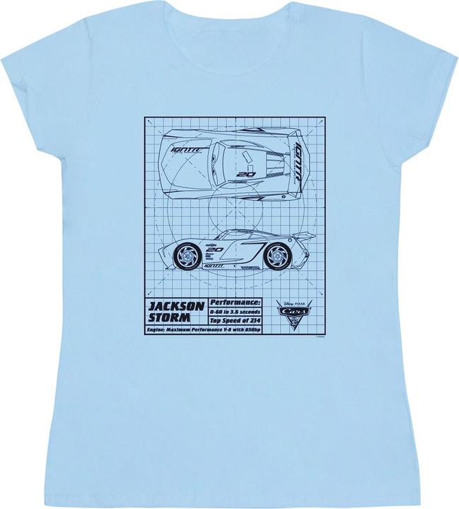 Produktbild Disney Cars Jackson Storm Blueprint TShirt (M)