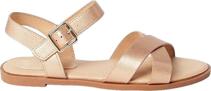 Actual product image Dorothy Perkins Womens/Ladies Florence Crossover Wide Flat Sandals (39)