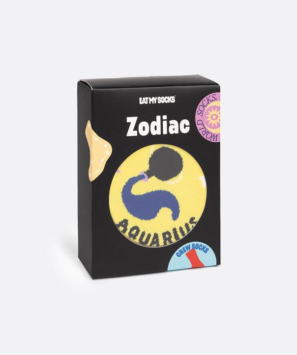 Image du produit Eat My Socks Chaussettes de signe astrologique Verseau (Taille unique)