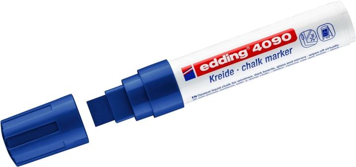Image du produit Edding 4090 Marqueur à la craie (Bleu, 4 mm, 5 x)