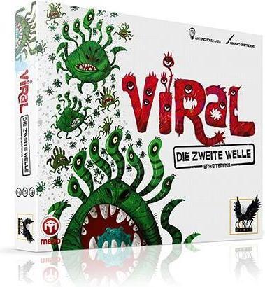 Actual product image Corax Games 1026177 - Viral - Die 2. Welle, board game for 2 - 5 players, ages 12+ (DE extension) (German)
