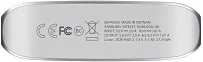 Actual product image Samsung Eb-Pg935 (10200 mAh, 37.74 Wh)