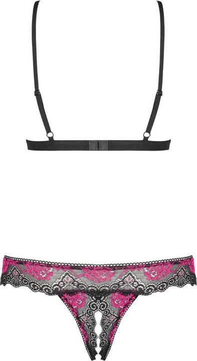Produktbild Obsessive Tulia Sujetador Y Tanga Con Aberturas Xs/S (XS)