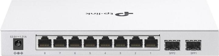 Produktbild TP-Link 10-Port Gigabit Smart Switch With 8-Port Poe Port:8 Gigabit (10 Ports)