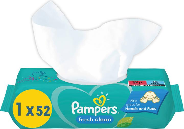 Actual product image Pampers fresh clean (52 Piece)