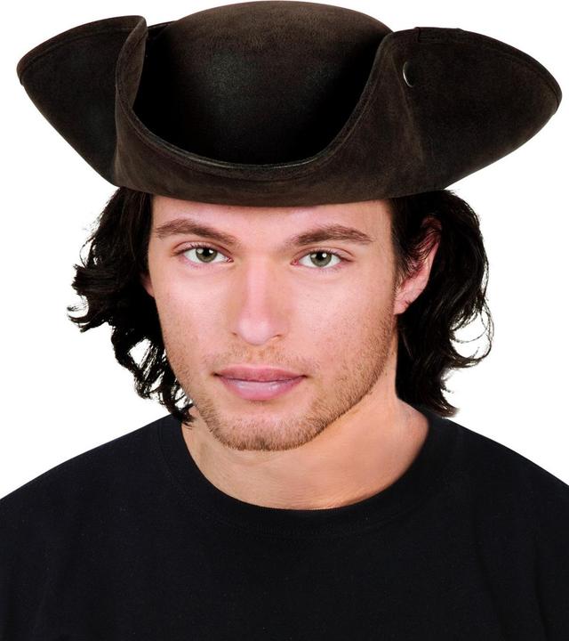 Image du produit Boland Chapeau pirate tricorne : aspect daim