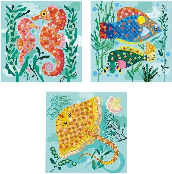 Produktbild Djeco Kreatives Mosaikset - Karibische Tiere