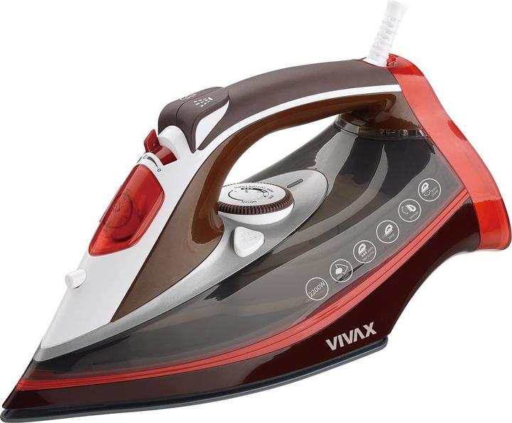 Vivax Bügeleisen IR-2201CC schwarz/rot (2200 W, 15 g/min)