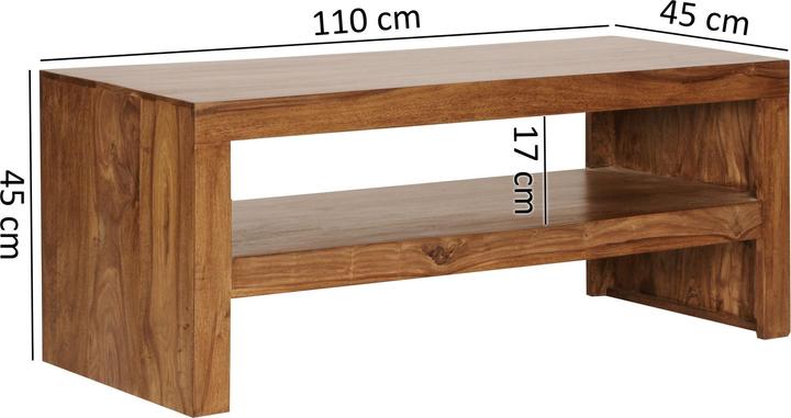 Produktbild FineBuy Couchtisch (110 x 45 x 45 cm)
