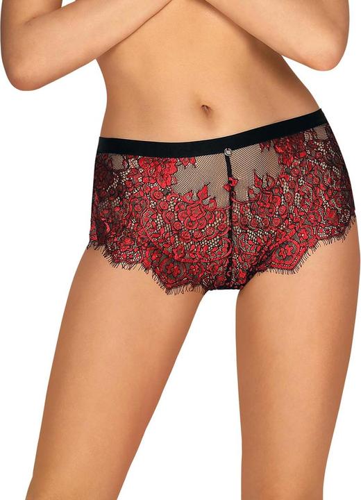 Produktbild Obsessive Redessia Spitzenhöschen Rot/Schwarz (L)
