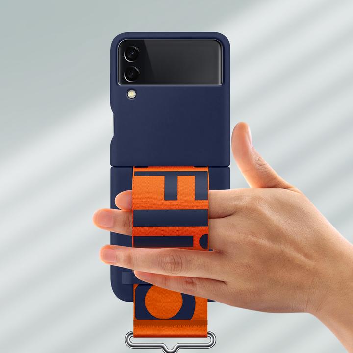 Actual product image Samsung Silicone cover with loop (Samsung Galaxy Z Flip3)