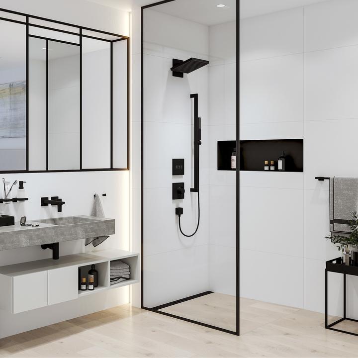 Produktbild hansgrohe Pulsify E Stabhandbrause 100, 1 Strahlart EcoSmart, 24320 (1 Strahlarten)