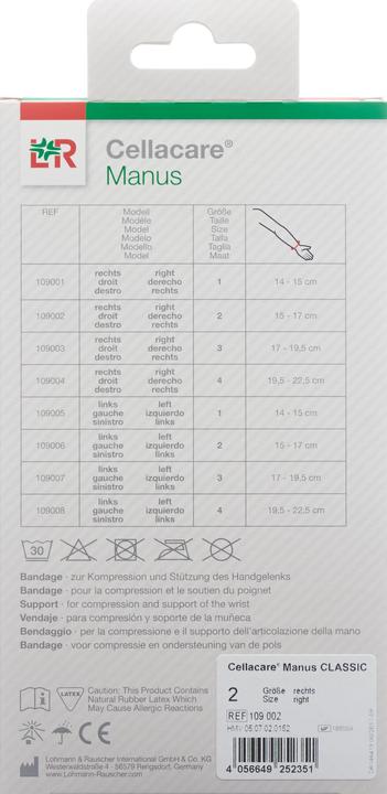 Actual product image Cellacare Manus Classic size 2 right (2)
