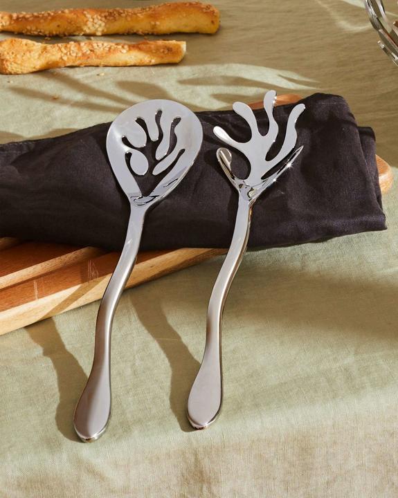 Produktbild Alessi Salatbesteck MEDITERRANEO silberfarben (Salatbesteck)