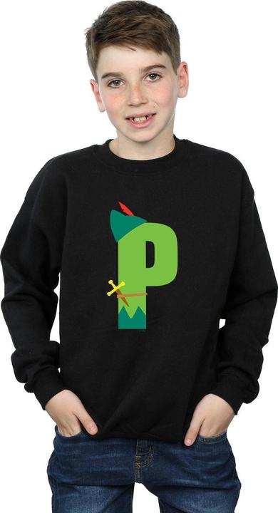 Produktbild Disney Alphabet P Is For Peter Pan Sweatshirt Jungen (128)