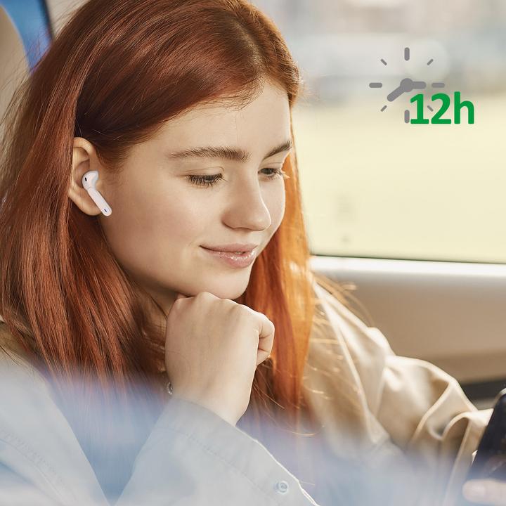 Actual product image 4smarts In-Ear Headphones Eara Twin White (No noise cancelling, 3 h, Wireless)