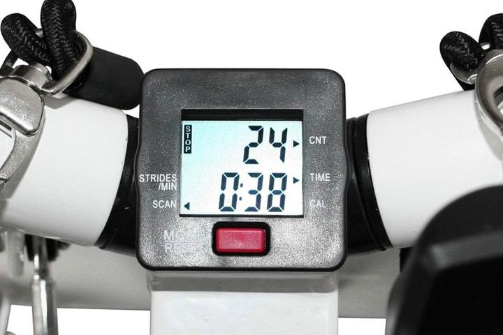 Actual product image HMS Diagonal stepper with cable white and green S3033