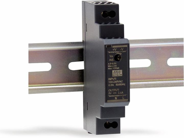 Actual product image MeanWell MEAN WELL DIN rail switch-mode power supply HDR-15-24, 24 V-/0.63 A