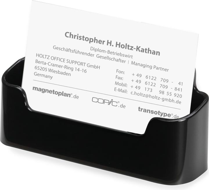 Produktbild Deflecto Visitenkartenhalter (85 x 55 mm)