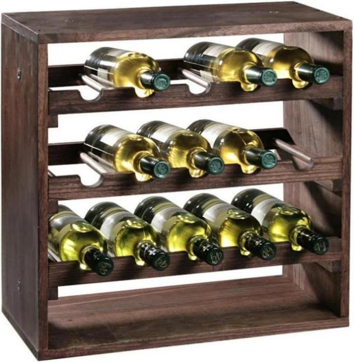 Kesper Weinflaschen-Regalsystem (50 x 25 x 50 cm)