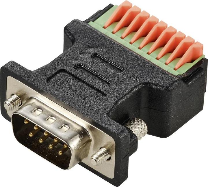 Actual product image Tru Components TC-11503200 TC-DB9-9PM Connector D-SUB9 1 pc.