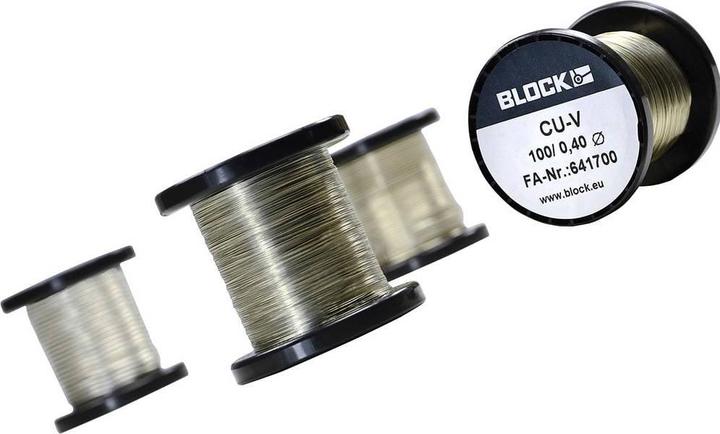 Image du produit Block Fil de cuivre étamé CU-V (46 m)