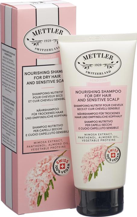 Produktbild Mettler1929 Nährshampoo für trockenes Haar und empfindliche Kopfhaut empf Kopfha (200 ml, Flüssiges Shampoo)