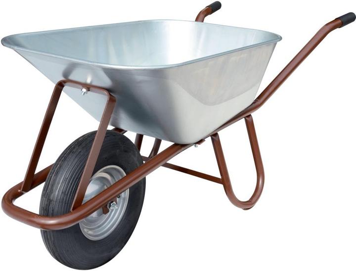 Produktbild müba Betonkarre mit Nylonlager Luftrad 400x100 mm, 90 l