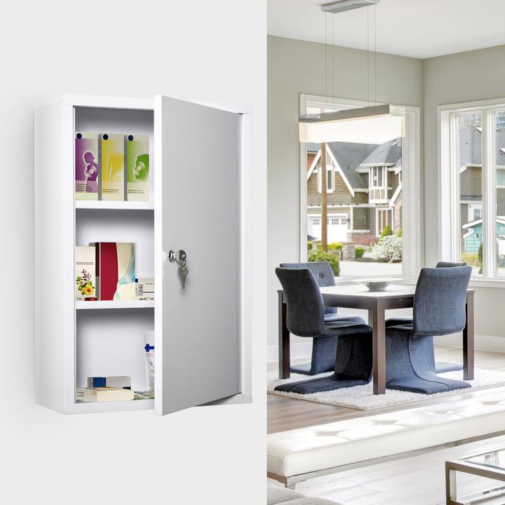 Image du produit Kleankin Armoire à pharmacie (40 x 18 x 60 cm)