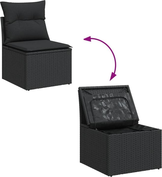 Produktbild VidaXL 10-tlg. Garten-Lounge-Set mit Kissen