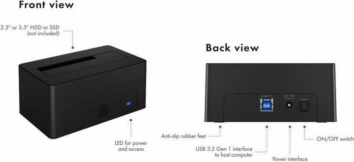 Image du produit Icy Box IB-1121-U3 (2.5", 3.5")
