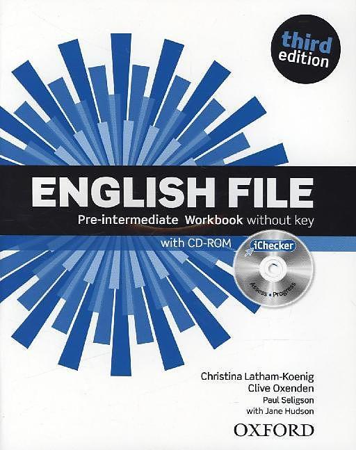 Actual product image English File third edition: Pre-intermediate: Workbook without key and iChecker (English, Collectif, 2012)