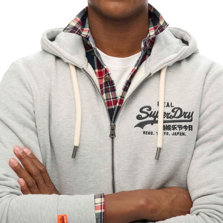 Produktbild Superdry Kapuzenjacke mit gesticktem Vintage Logo (L)