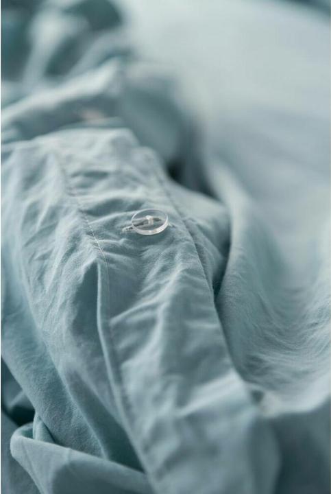 Image du produit Rosewood Bettdeckenbezug Naturals LINO BLANCO grün 143 x 200 cm (Housse de couette, 143 x 200 cm)