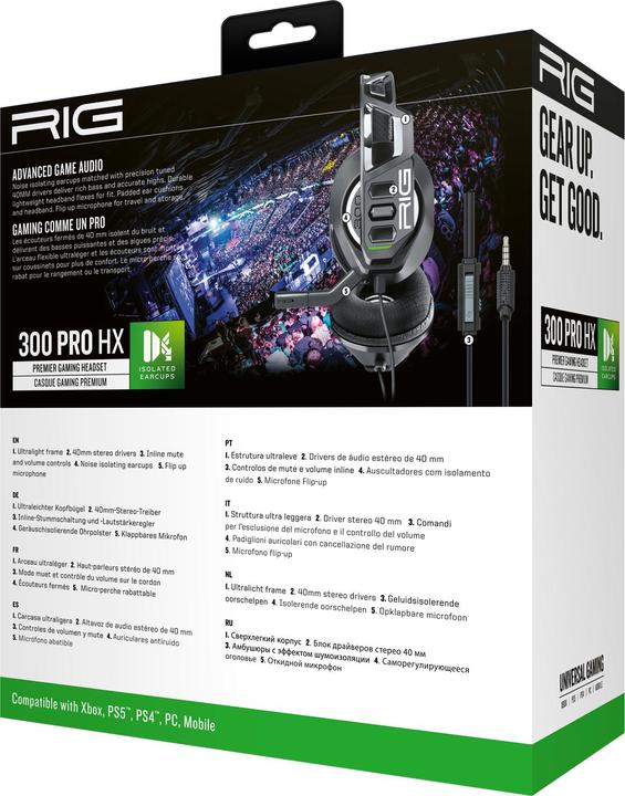 Actual product image Nacon Gaming RIG 300 PRO HX (Cable)