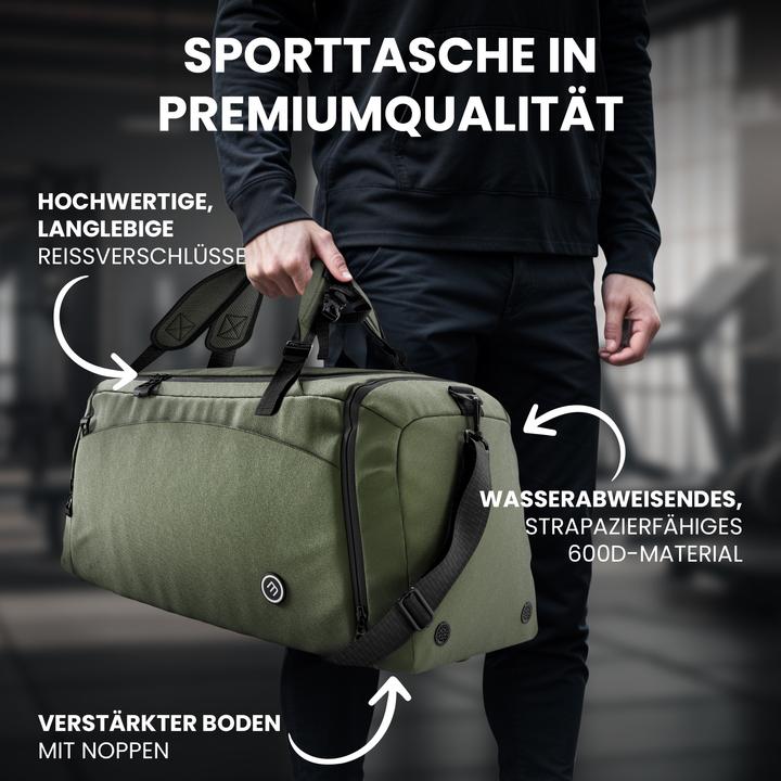 Actual product image BeMaxx Sports Training Bag, 40L, Green