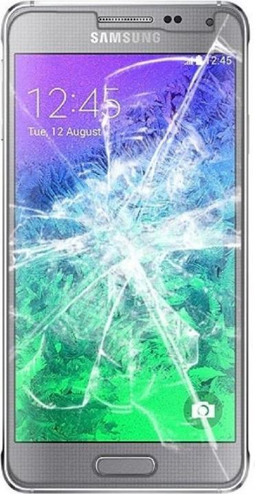 Actual product image Protectorking 3x Panzerfolie Anti-Shock HD Klar (3 Piece, Samsung Galaxy Alpha)
