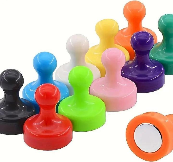 Actual product image Swissdetector 10 Pièces - Aimant puissant Polyvalent - Multi couleur
